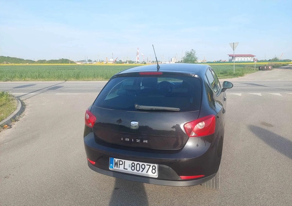 Seat Ibiza cena 23000 przebieg: 157000, rok produkcji 2011 z Płock małe 79